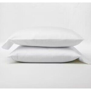 300 Thread Count Temperature Regulating Solid Pillowcase Set - Casaluna - NEW